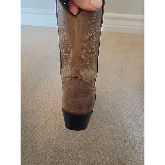 Red Ranch Children Leather Cowboy Boots Sz 2.5 - Picture 6 of 16